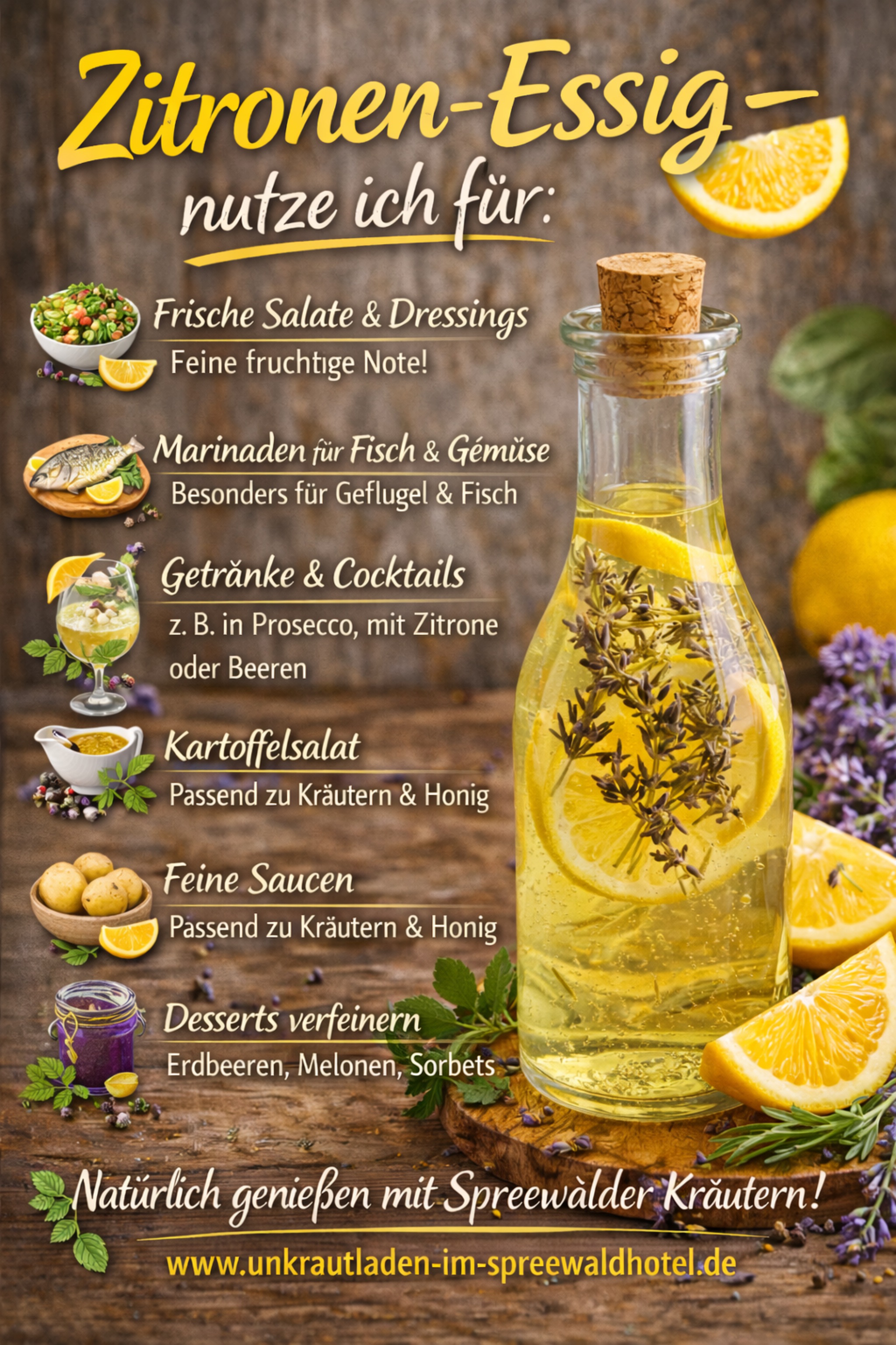 Zitronen-Essig nutze ich für: